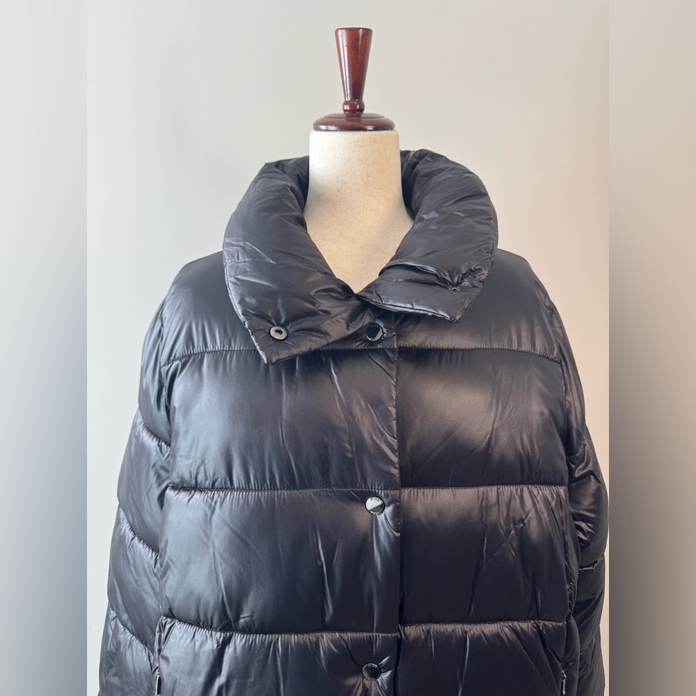 BCBGeneration Water Resistant Snap Front Black Pu… - image 5